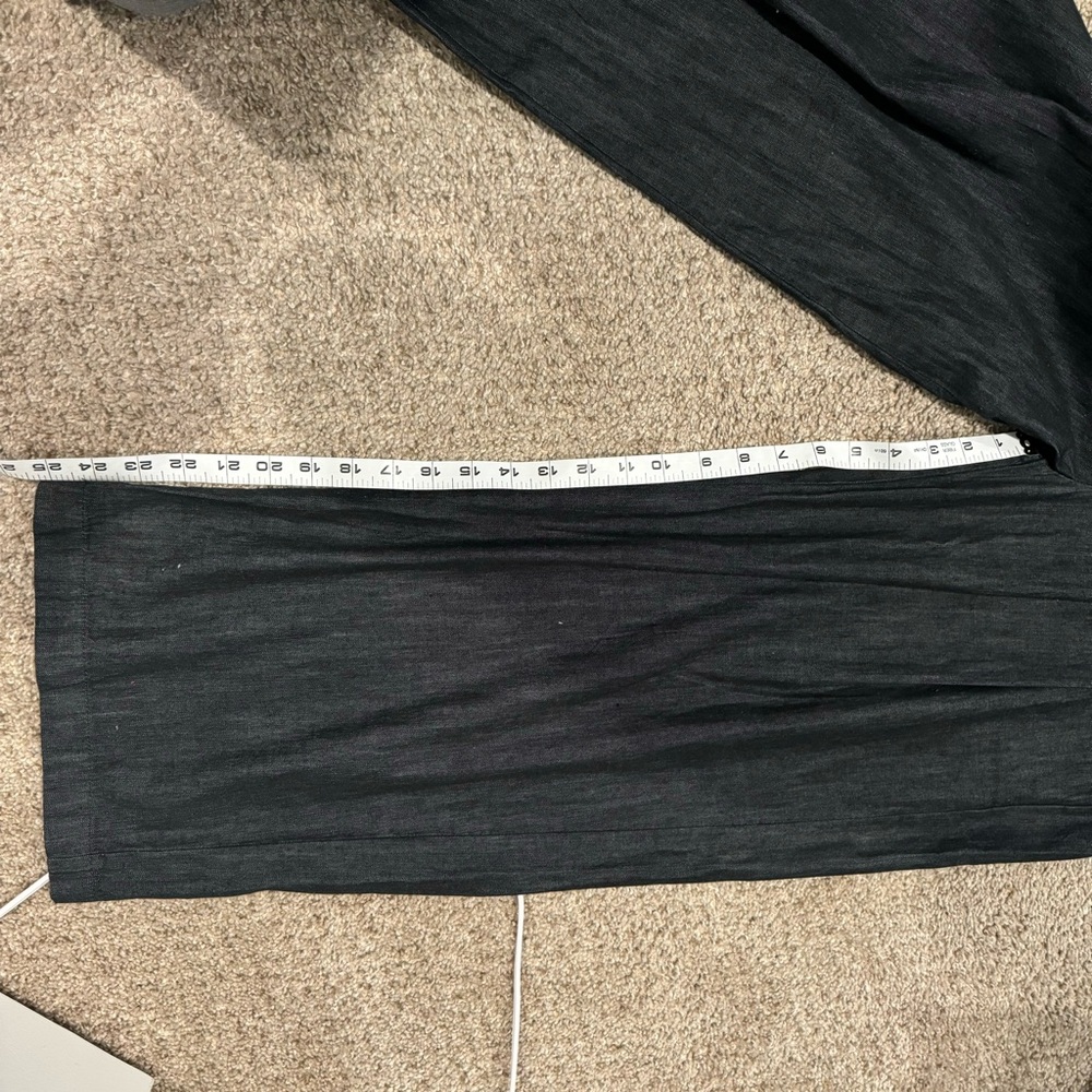 NWT Beatriz Furest Walter Denim Black Wide-Leg Trousers made in Spain - Picture 11 of 13
